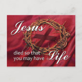 Ostern religiös feiertagspostkarte (Vorderseite)