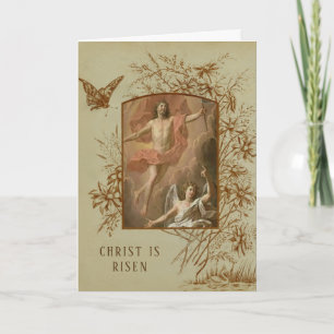 Ostern Religiöse Auferstehung Segenswünsche Gebet Feiertagskarte