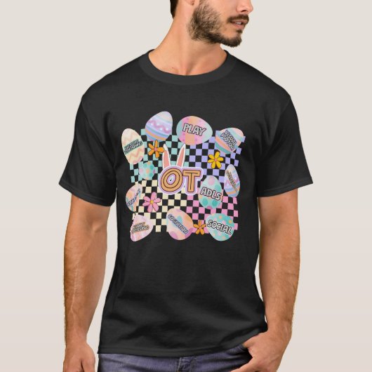 Ostern, Retro, Vintage T-Shirt (Vorderseite)