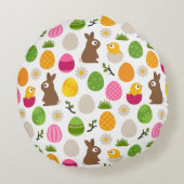 Ostern Rundes Kissen (Rückseite)