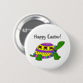 Ostern-Schildkröte Button (Vorne & Hinten)