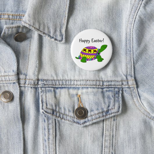 Ostern-Schildkröte Button (Beispiel)