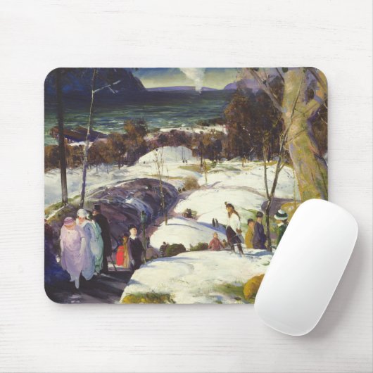 Ostern-Schnee Mousepad (Mit Mouse)