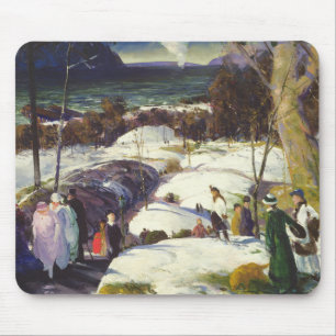 Ostern-Schnee Mousepad