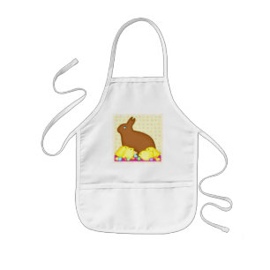 Ostern-Schokoladen-Häschen-Schürze Kinderschürze