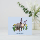 Ostern-Schwein Feiertagspostkarte (Stehend Vorderseite)