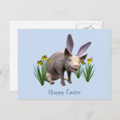 Ostern-Schwein Feiertagspostkarte (Vorne/Hinten)