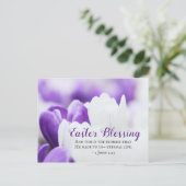 Ostern Segen 1John 2:25 Dies ist das Versprechen, Postkarte (Stehend Vorderseite)