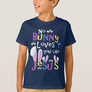 Ostern-Shirt-Kinder - kein Häschen aber Jesus T-Shirt
