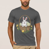 Ostern Shirt Osterhase Bunny Basketball Unisex T - (Vorderseite)