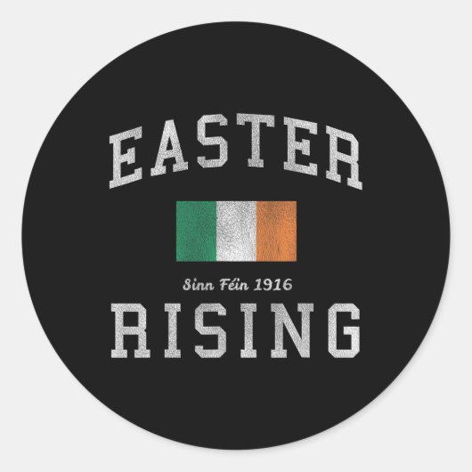 Ostern Sinn Fein 1916 Runder Aufkleber (Vorderseite)
