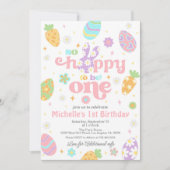 Ostern so erfreut, ein Geburtstag zu sein Einladung (Vorderseite)