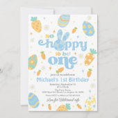 Ostern so erfreut, ein Junge zu sein Geburtstag Einladung (Vorderseite)