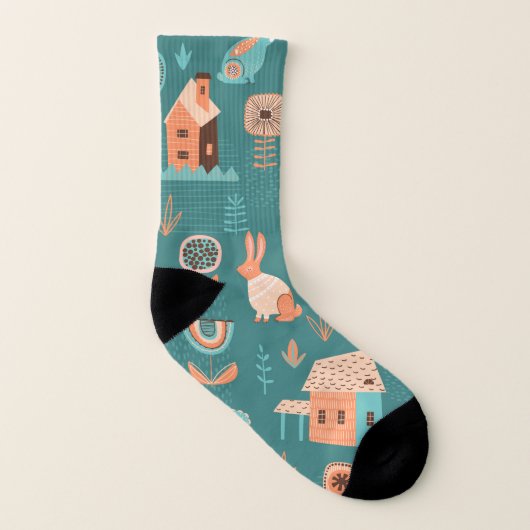 Ostern Socken (Links - Innen)