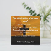 Ostern-Sonnenaufgangservice Einladung (Stehend Vorderseite)