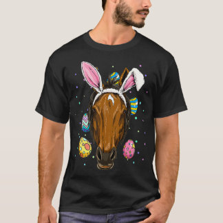 Ostern Sonniges Pferd Osterhasen Lover T-Shirt