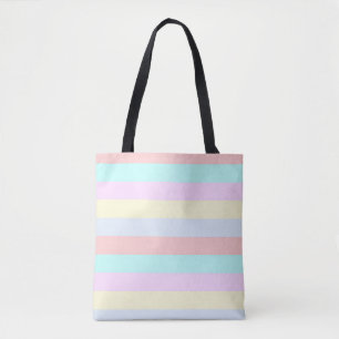 Ostern Stilvoll Hübsch rosa gestreiftes Design Tasche