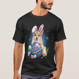 Ostern Süßer Corgi Hund Liebhaber Hase Eier Ostern T-Shirt