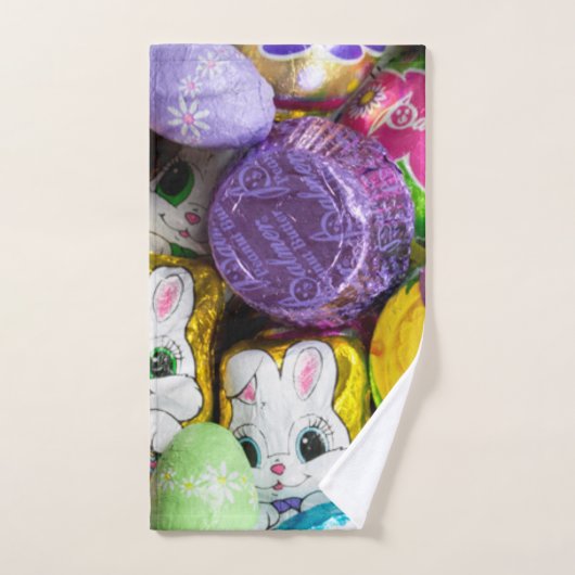 Ostern-Süßigkeitsfolie Handtuch (Handtuch)