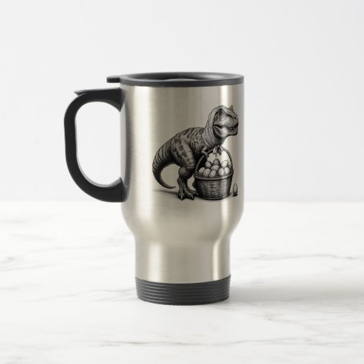 Ostern-T-Rex Reisebecher (Links)