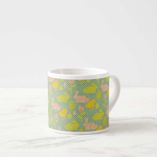 Ostern-Tapete Espressotasse (Vorderseite Rechts)