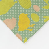 Ostern-Tapete Fleecedecke (Ecke)