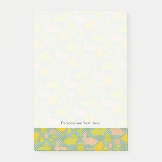 Ostern-Tapete Post-it Klebezettel (Vorderseite)