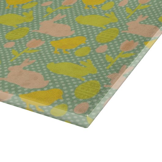 Ostern-Tapete Schneidebrett (Ecke)