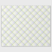 Ostern Tartan Elegant Geschenkpapier (Flach)