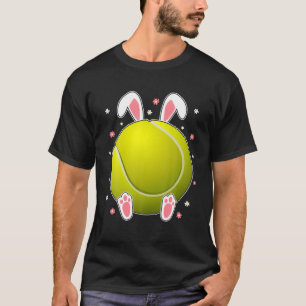 Ostern Tennis Ball Bunny Ears Osterfest Tennis Spi T-Shirt