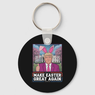 Ostern Trump macht Ostern wieder groß auf der Eier Schlüsselanhänger