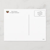 Ostern-Überraschungs-Ukrainer-Volkskunst Feiertagspostkarte (Rückseite)