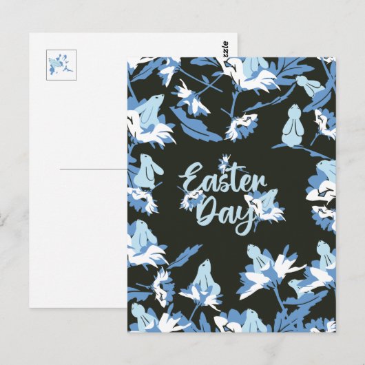 Ostern und Florenhasen Postkarte (Vorne/Hinten)