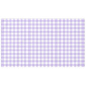 Ostern und Frühjahr Land Lavender Gingham Muster Tischdecke (Vorderseite (Horizontal))
