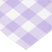 Ostern und Frühjahr Land Lavender Gingham Muster Tischdecke (Schrägansicht)