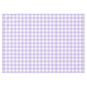 Ostern und Frühjahr Land Lavender Gingham Muster Tischdecke (Vorderseite (Horizontal))
