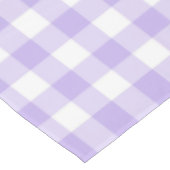 Ostern und Frühjahr Land Lavender Gingham Muster Tischdecke (Schrägansicht)