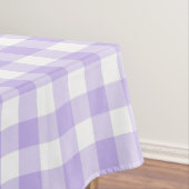 Ostern und Frühjahr Land Lavender Gingham Muster Tischdecke (Beispiel)