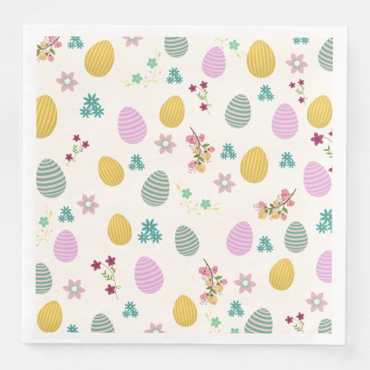 Ostern und Frühling Serviette (Vorderseite)