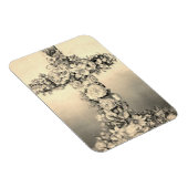 Ostern und Palm Sonntag Blumenkreuz Magnet (Rechte Seite)