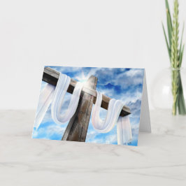 Ostern und Palm Sonntag Kreuze und Szenen Feiertagskarte