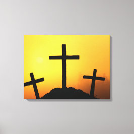 Ostern und Palm Sonntag Kreuze und Szenen Leinwanddruck