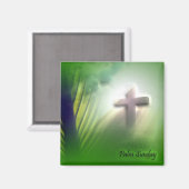 Ostern und Palm Sonntag Kreuze und Szenen Magnet (Vorderseite/Rückseite)