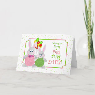 Ostern - Unsere Mama - Bunnies & Balloons Feiertagskarte