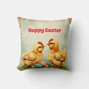 Ostern Vintage 2 Little Chicken Holiday Kollektion Kissen