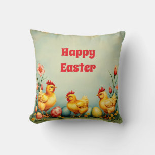 Ostern Vintage 3 Little Chicken Holiday Kollektion Kissen