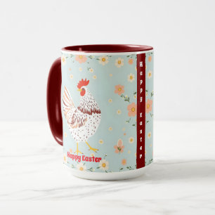 Ostern Vintage-Huhn-Feiertagskollektion Tasse