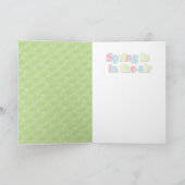 Ostern - Weimaraner - Ben Feiertagskarte (Innenseite)