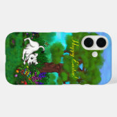 Ostern - Welpe Capo and Butterfly Case-Mate iPhone Hülle (Rückseite (Horizontal))