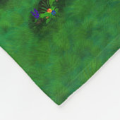 Ostern - Welpe Capo and Butterfly Fleecedecke (Ecke)